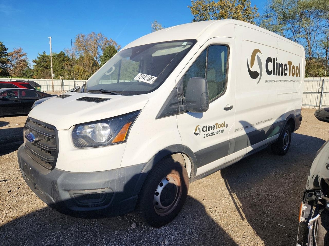 Вид 2020 FORD TRANSIT 250 DELIVERY VAN, угол 1