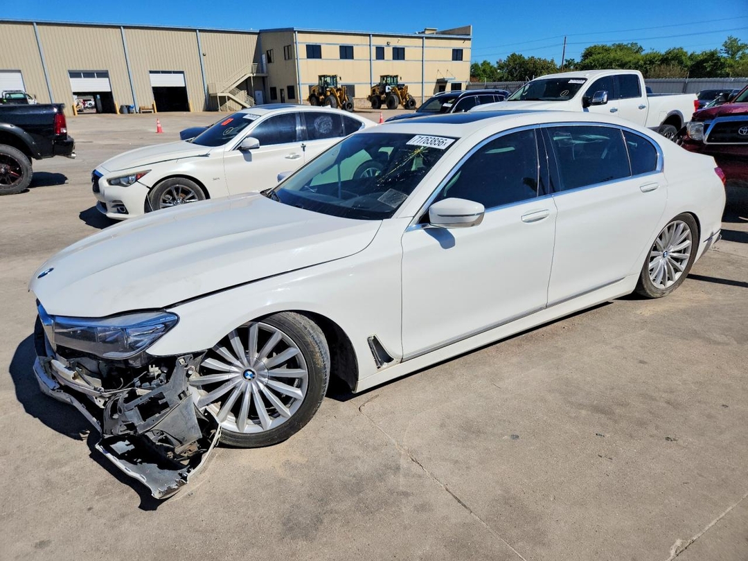 Vedere 2018 BMW 740 I, unghi 1