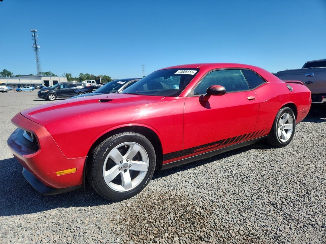 Вид 2012 DODGE CHALLENGER SXT, угол 1