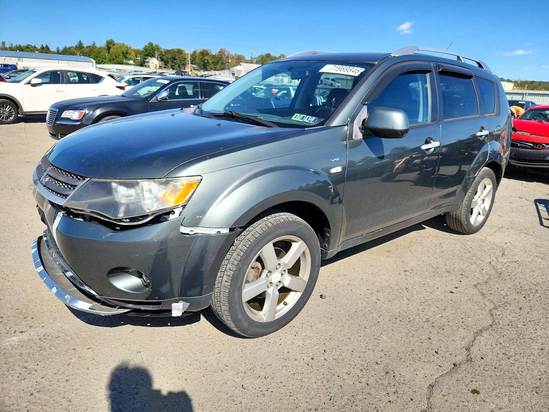 Vue de 2008 MITSUBISHI OUTLANDER XLS, angle 1