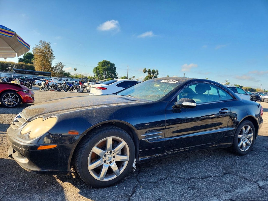 منظر 2003 MERCEDES-BENZ SL 500R، زاوية 1