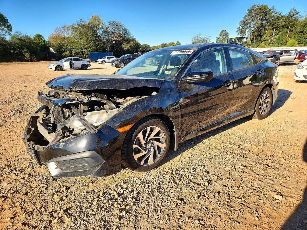 Vedere 2018 HONDA CIVIC EX, unghi 1