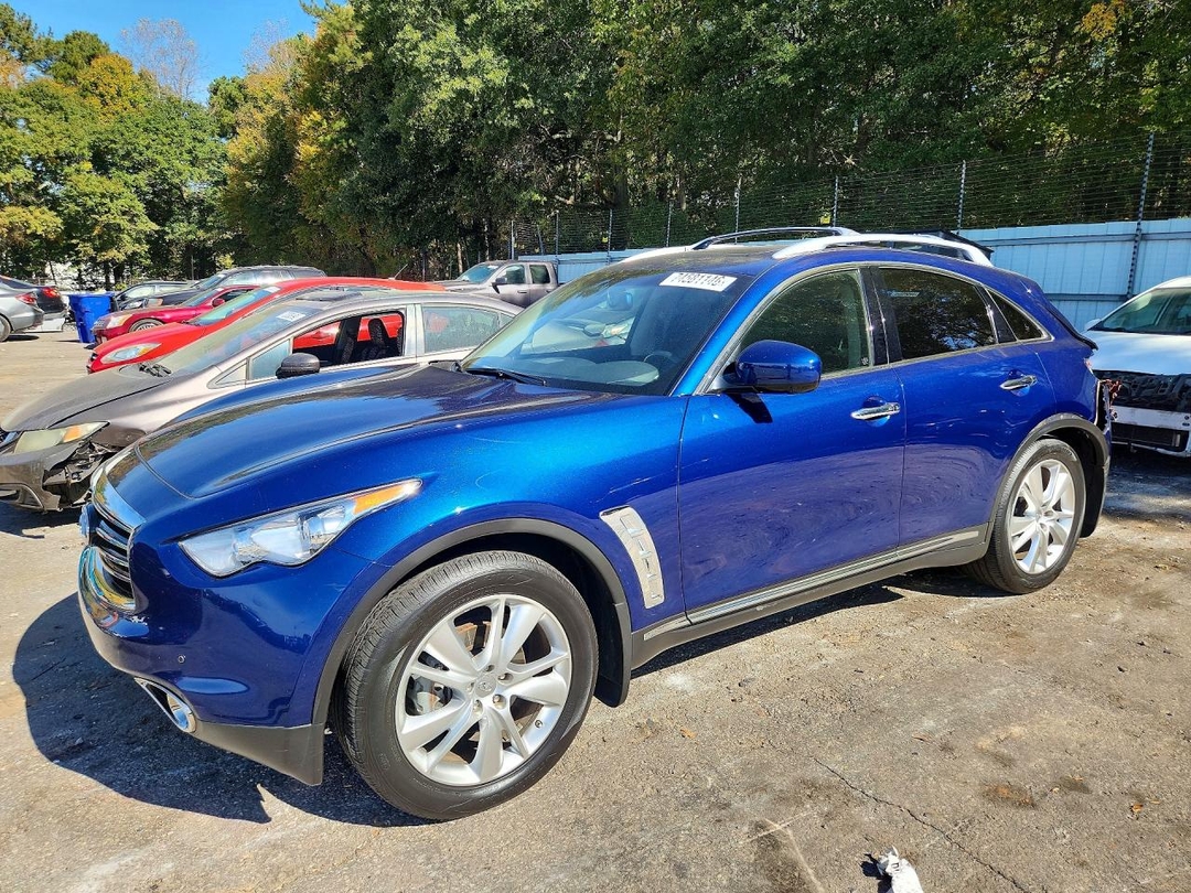 منظر 2013 INFINITI FX37 BASE، زاوية 1