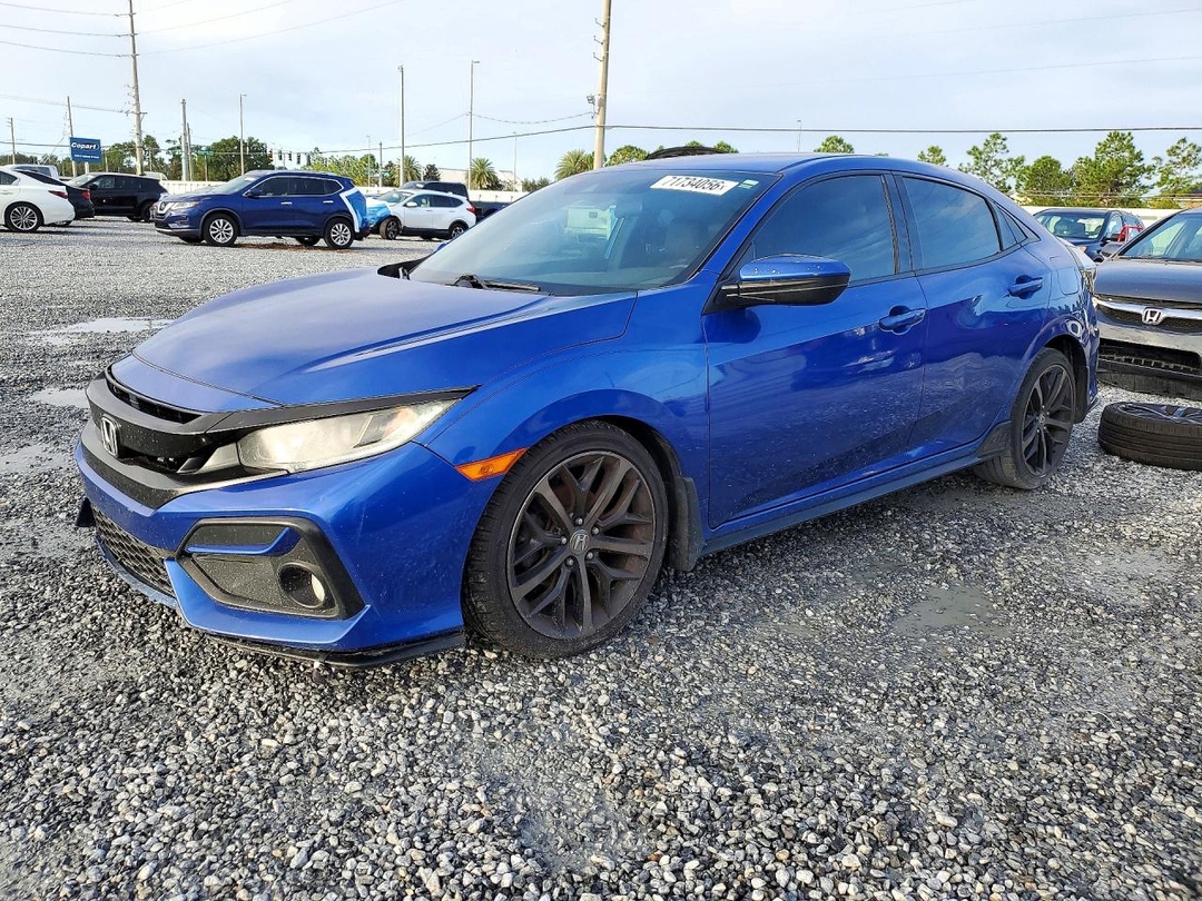 Vue de 2020 HONDA CIVIC SPORT, angle 1