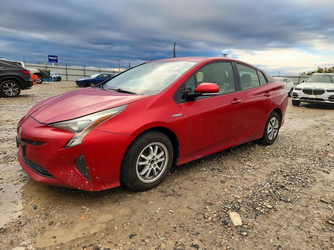 Vue de 2017 TOYOTA PRIUS TWO, angle 1