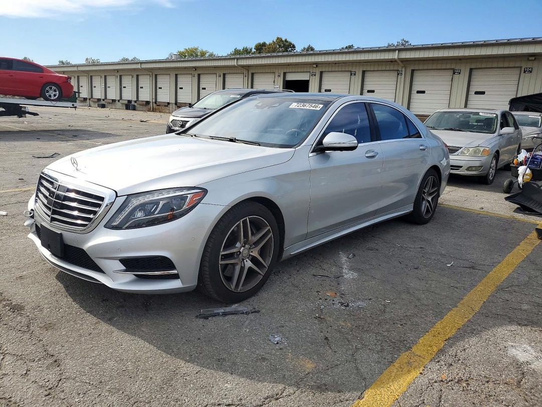 Vista de 2016 MERCEDES-BENZ S 550 4MATIC, ángulo 1