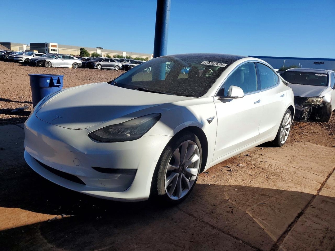منظر 2020 TESLA MODEL 3، زاوية 1
