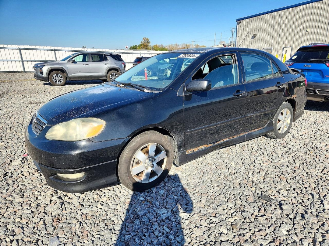 Vue de 2006 TOYOTA COROLLA S, angle 1