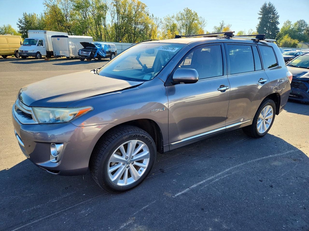Вид 2012 TOYOTA HIGHLANDER HYBRID LIMITED, угол 1