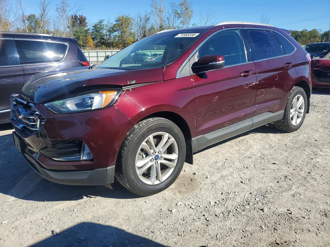 Вид 2020 FORD EDGE SEL, угол 1