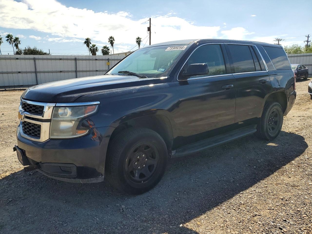 Vue de 2018 CHEVROLET TAHOE POLICE, angle 1