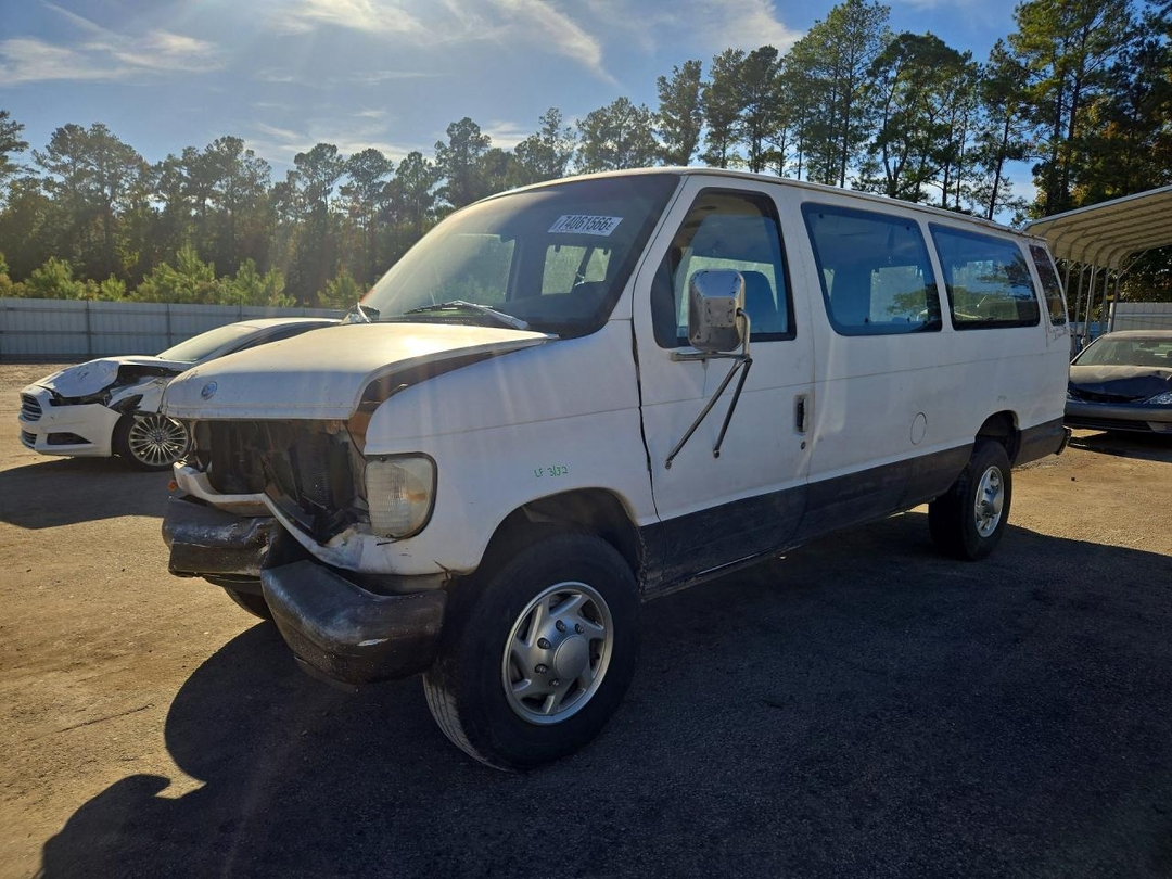 Вид 1995 FORD ECONOLINE E350 SUPER DUTY, угол 1