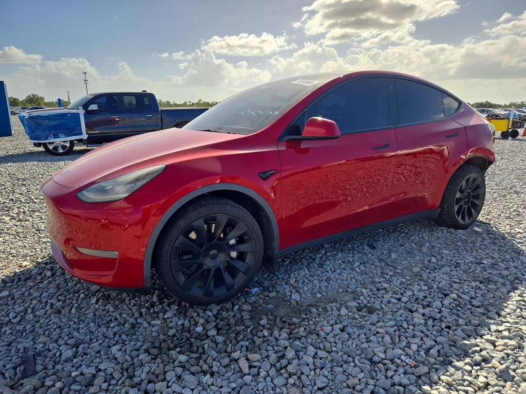 Vista de 2021 TESLA MODEL Y, ángulo 1