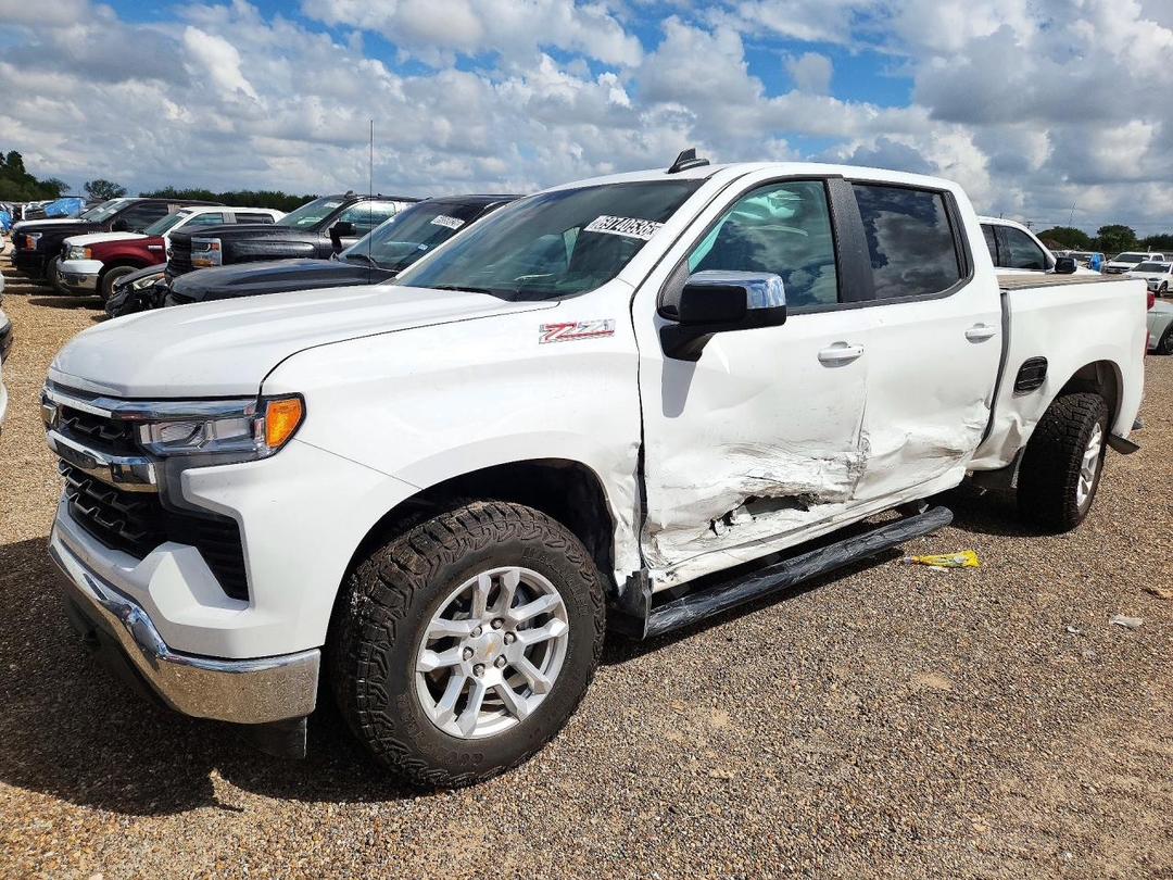 Vue de 2025 CHEVROLET SILVERADO K1500 LT, angle 1
