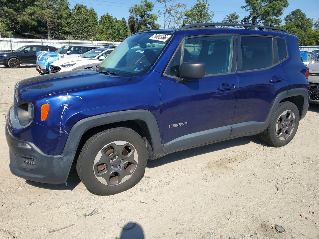 Vista de 2016 JEEP RENEGADE SPORT, ángulo 1