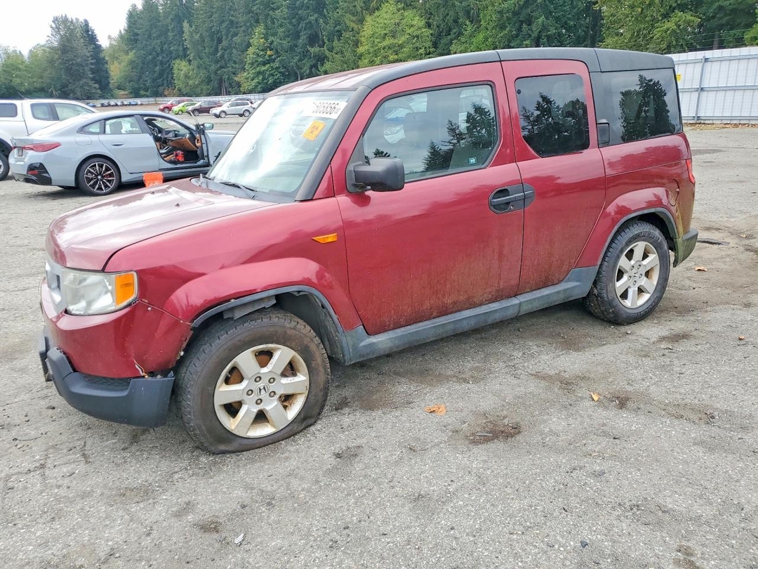 Вид 2010 HONDA ELEMENT EX, угол 1