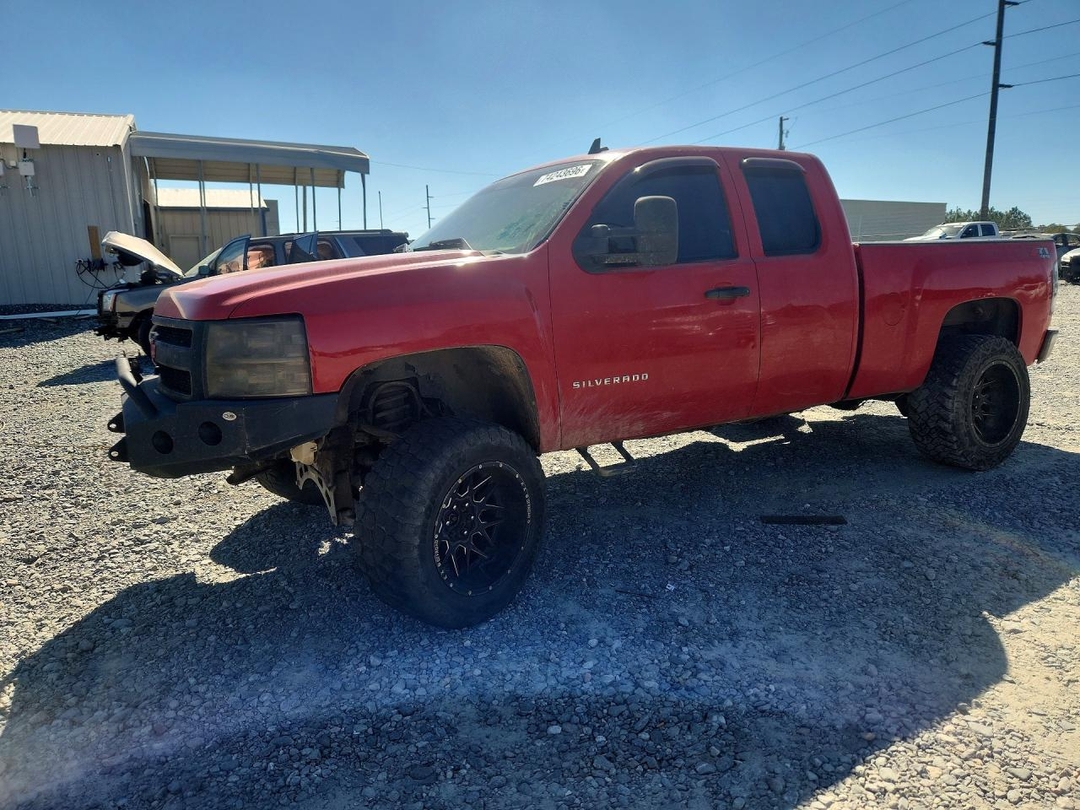 Vista de 2012 CHEVROLET SILVERADO K1500 LT, ángulo 1