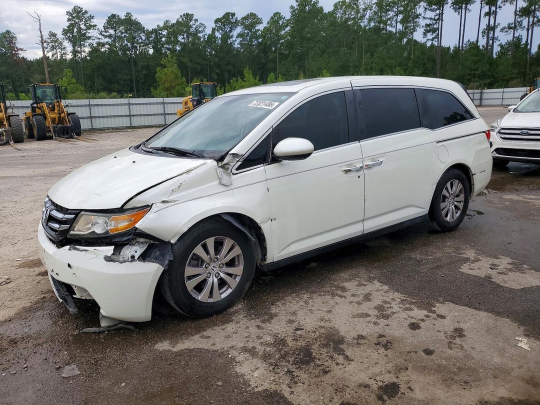 Vue de 2014 HONDA ODYSSEY EXL, angle 1