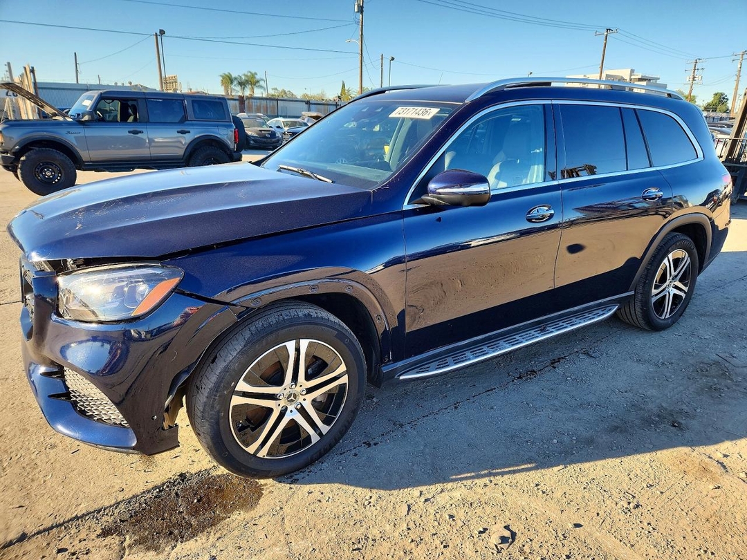 Вид 2022 MERCEDES-BENZ GLS 450 4MATIC, угол 1