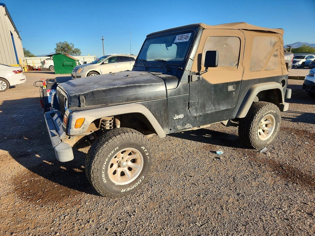Vue de 1997 JEEP WRANGLER / TJ SPORT, angle 1