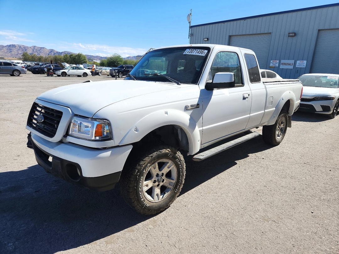 Vista de 2008 FORD RANGER SUPER CAB, ángulo 1