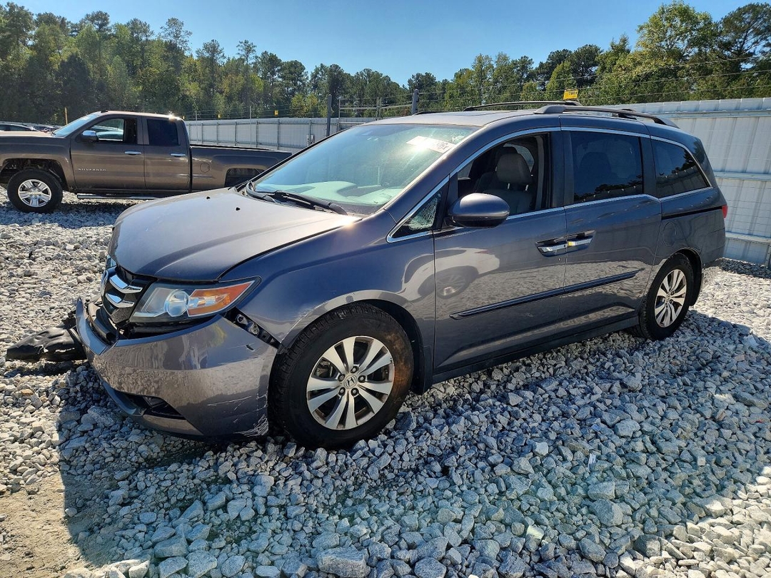Vista de 2014 HONDA ODYSSEY EXL, ángulo 1