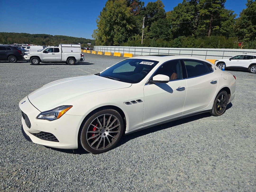 منظر 2018 MASERATI QUATTROPORTE S، زاوية 1