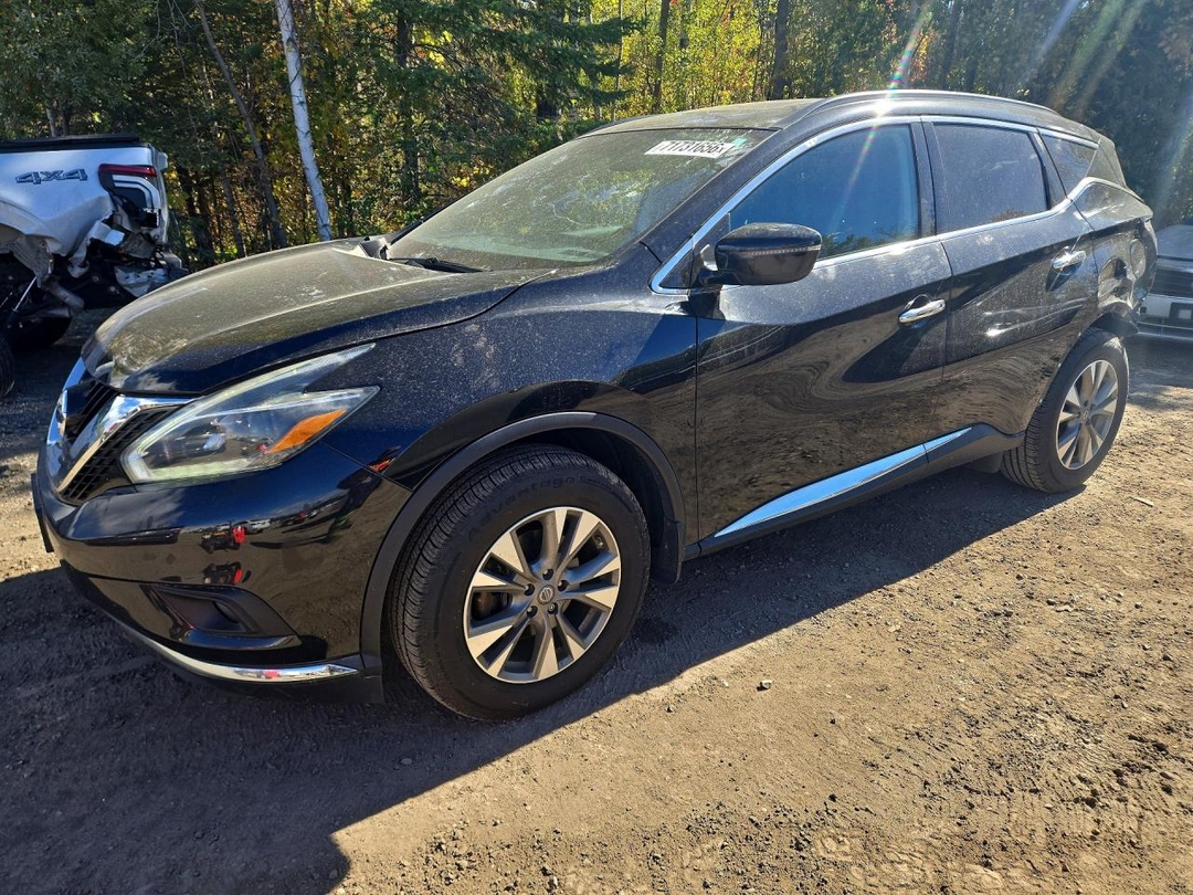 Vue de 2018 NISSAN MURANO S, angle 1