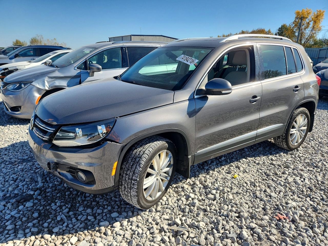 Вид 2012 VOLKSWAGEN TIGUAN S, угол 1