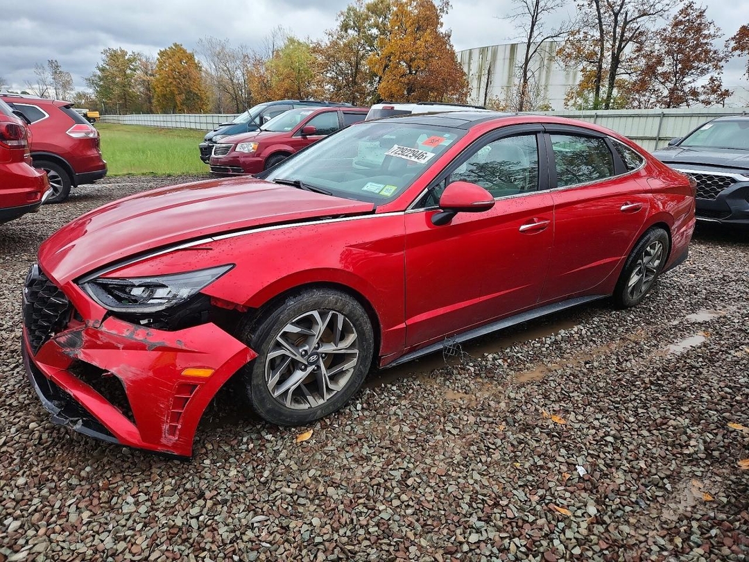Vue de 2020 HYUNDAI SONATA SEL, angle 1