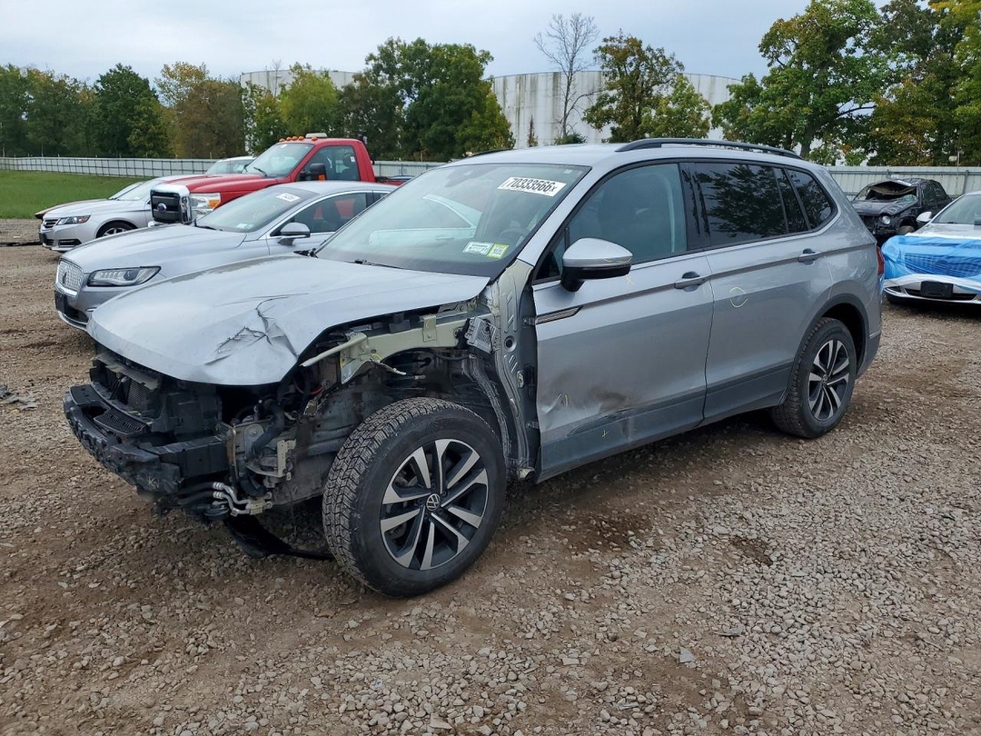 Vue de 2023 VOLKSWAGEN TIGUAN S, angle 1