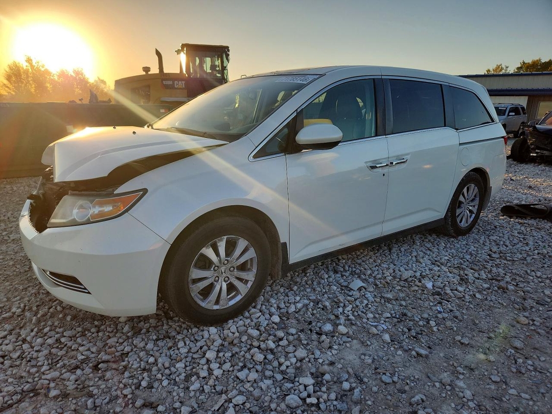 Вид 2014 HONDA ODYSSEY EXL, угол 1