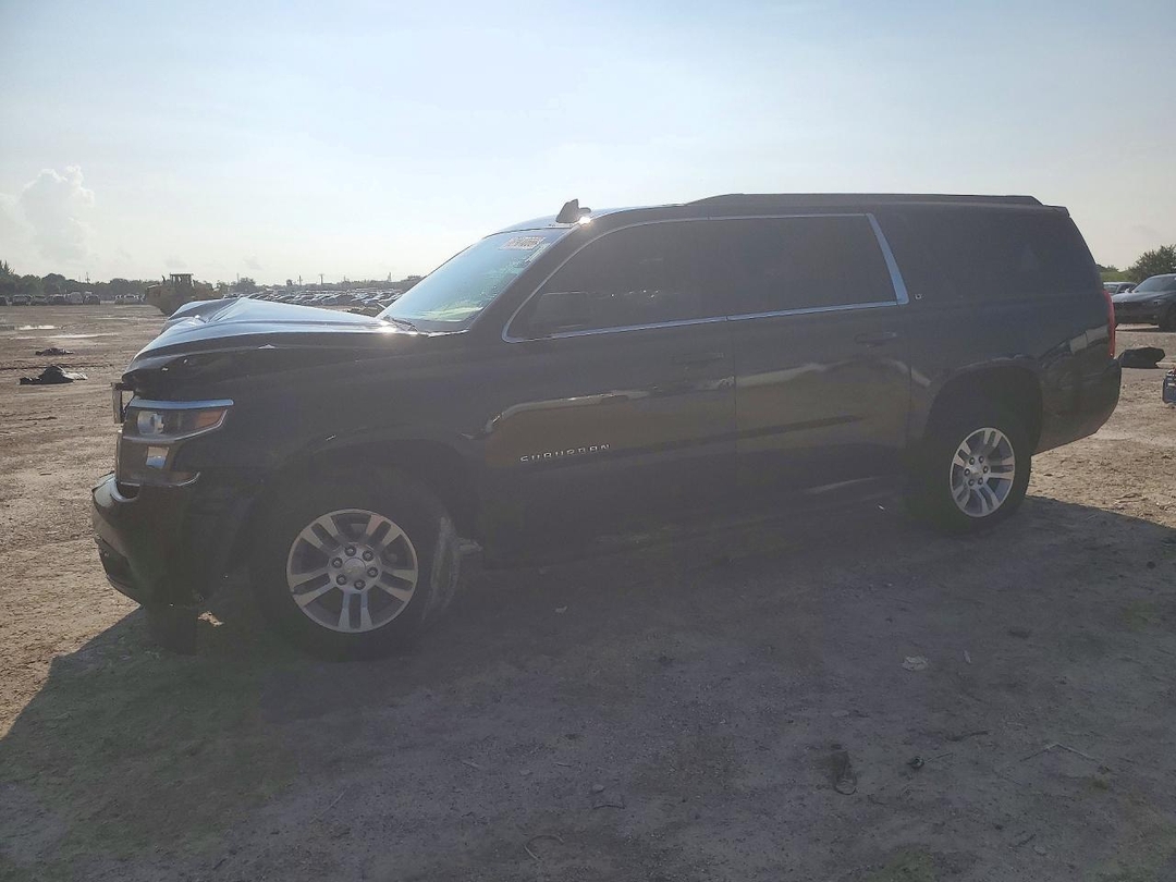 Vue de 2018 CHEVROLET SUBURBAN C1500 LT, angle 1
