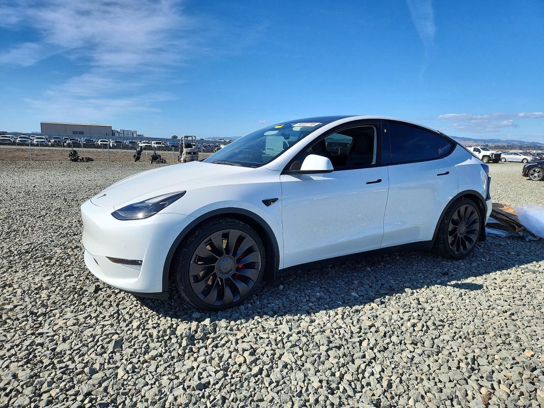 Vedere 2022 TESLA MODEL Y, unghi 1
