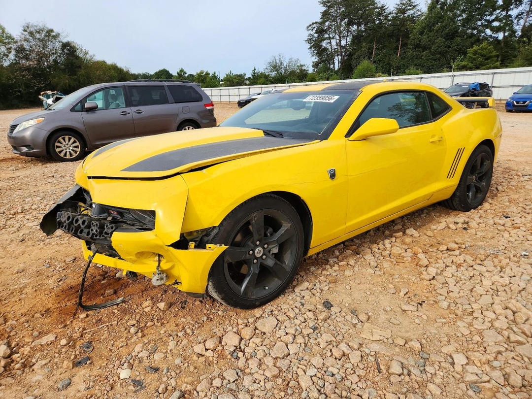 Vue de 2012 CHEVROLET CAMARO LT, angle 1