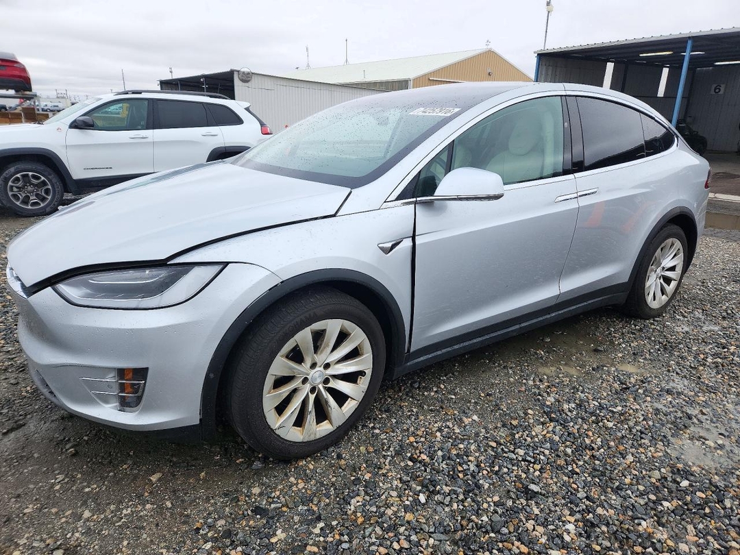 Вид 2018 TESLA MODEL X, угол 1