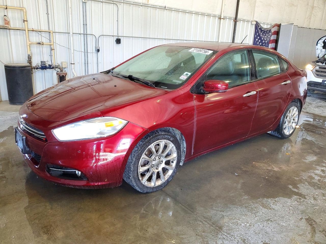 Vedere 2015 DODGE DART LIMITED, unghi 1