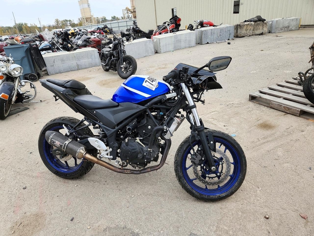 Вид 2015 YAMAHA YZFR3, угол 1