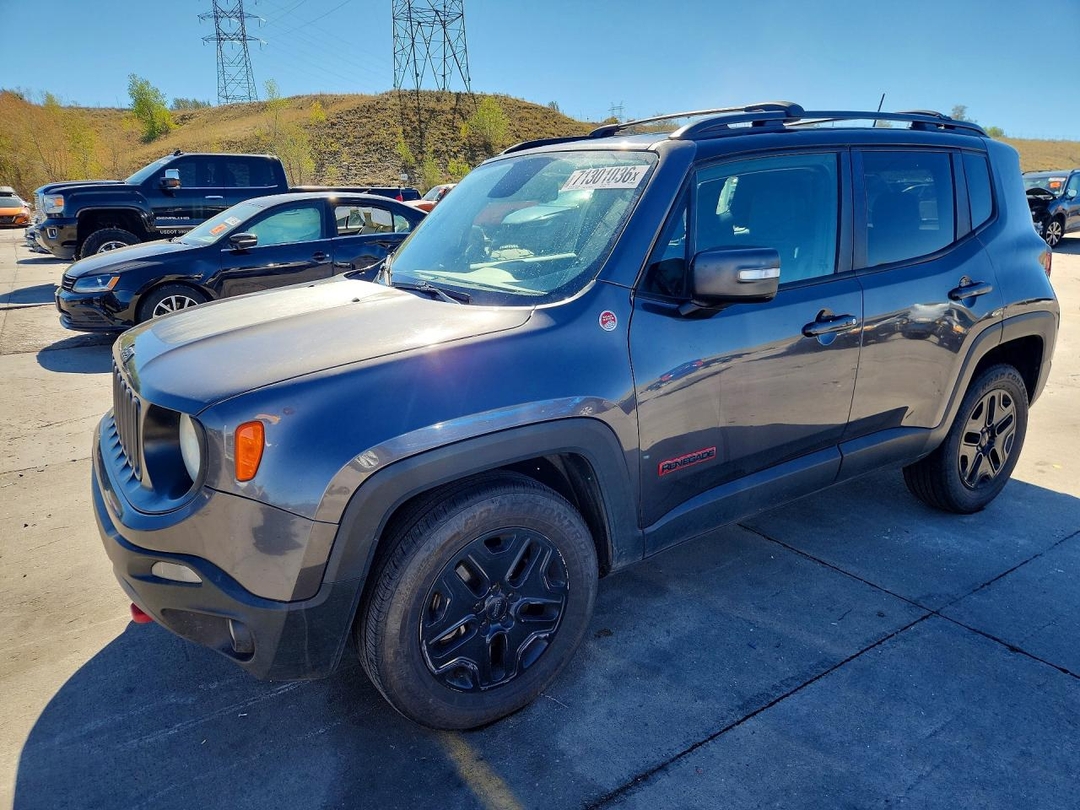 منظر 2018 JEEP RENEGADE TRAILHAWK، زاوية 1