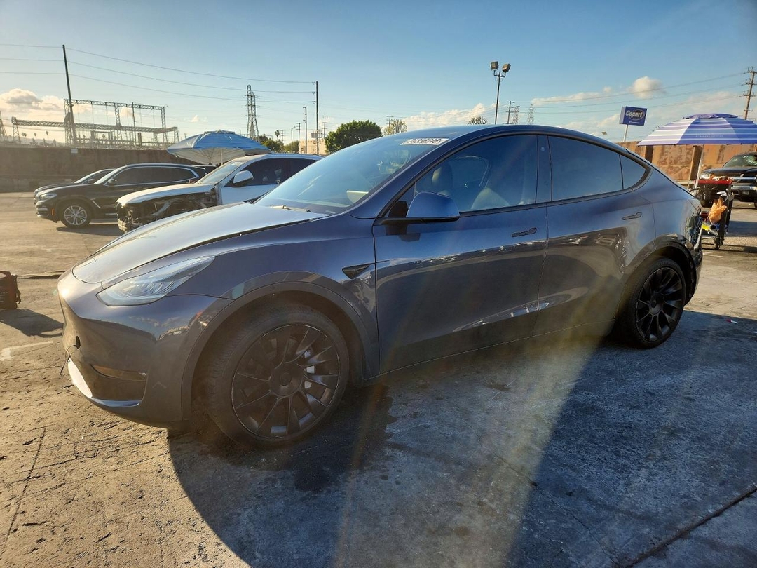 Вид 2022 TESLA MODEL Y, угол 1