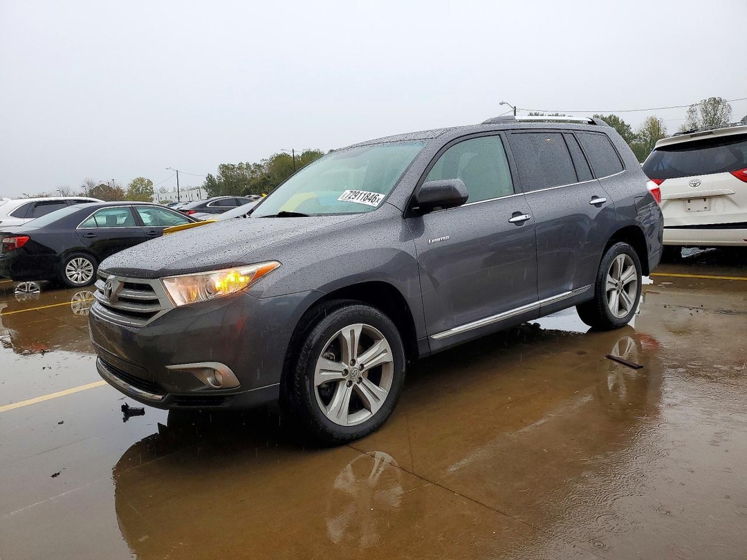 Vista de 2012 TOYOTA HIGHLANDER LIMITED, ángulo 1