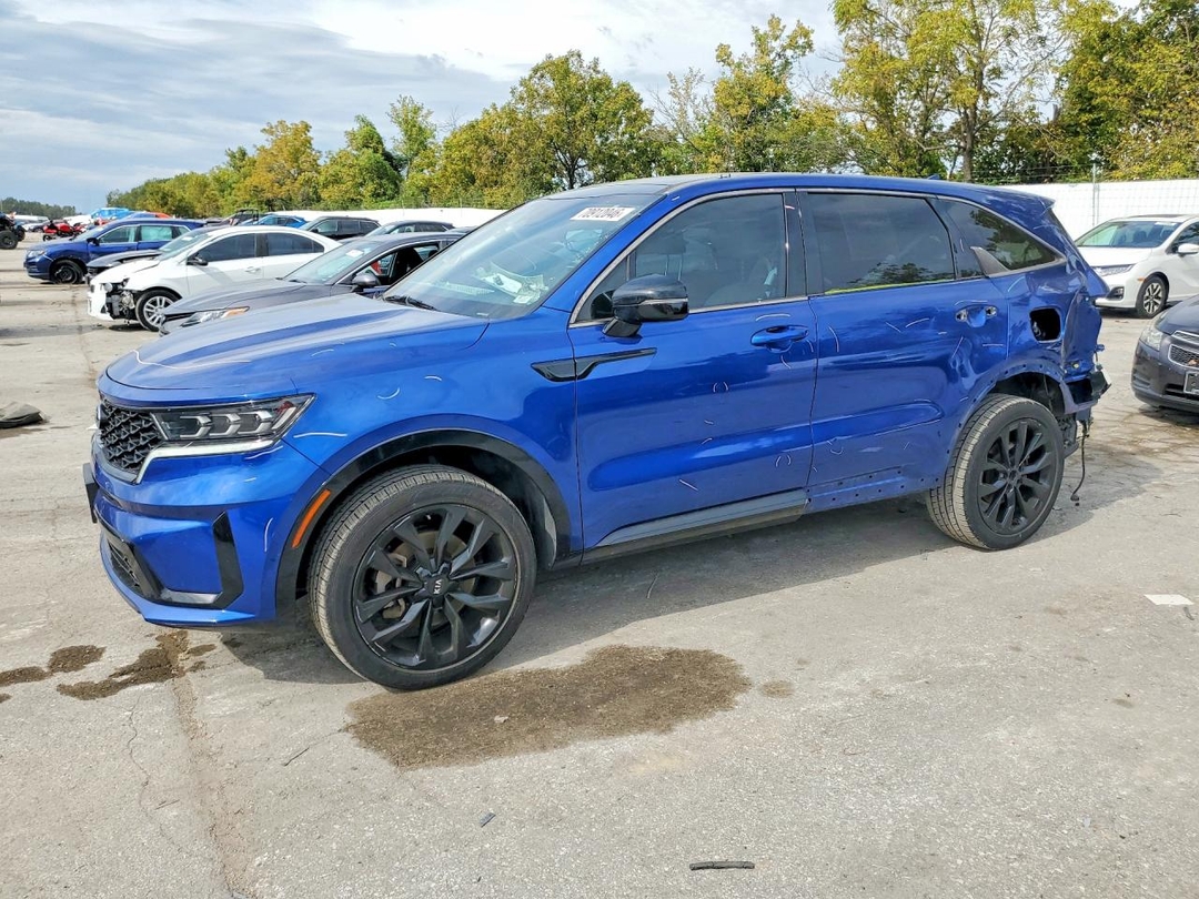 Vista de 2021 KIA SORENTO SX, ángulo 1