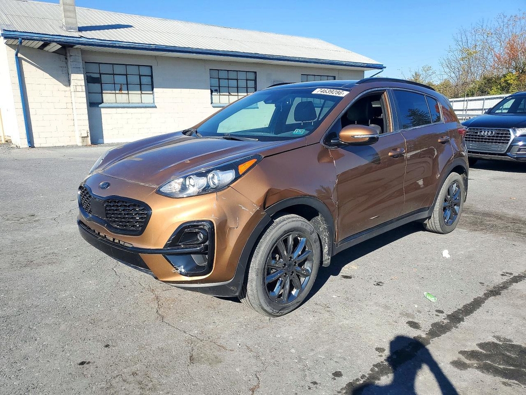 منظر 2021 KIA SPORTAGE S، زاوية 1