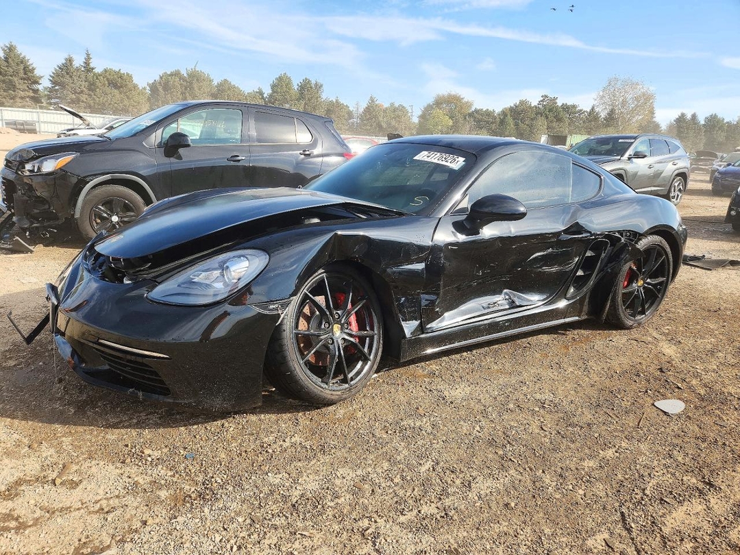 منظر 2018 PORSCHE CAYMAN S، زاوية 1