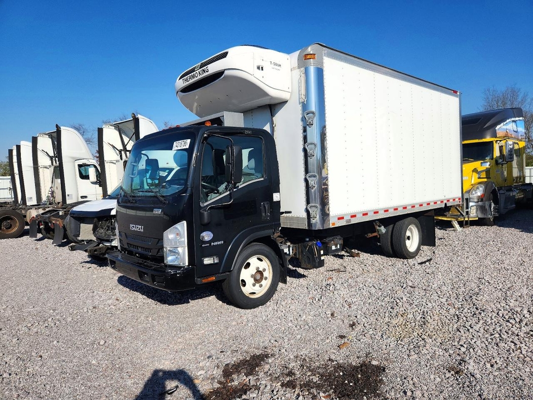 2020 ISUZU NRR REFRIGERATED BOX TRUCK view, angle 1