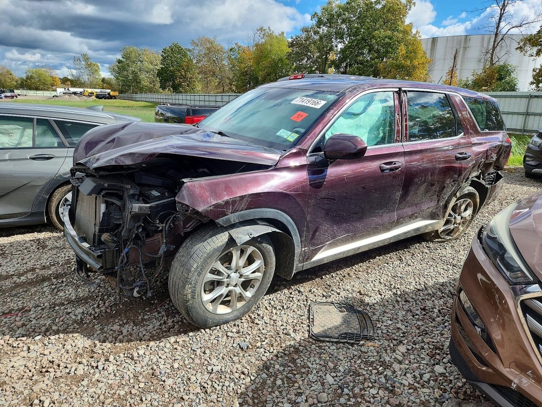 Vue de 2020 HYUNDAI PALISADE SE, angle 1
