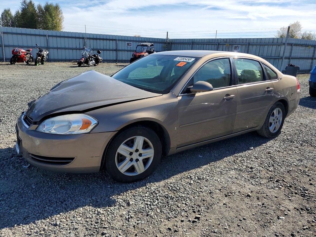 Вид 2007 CHEVROLET IMPALA LS, угол 1
