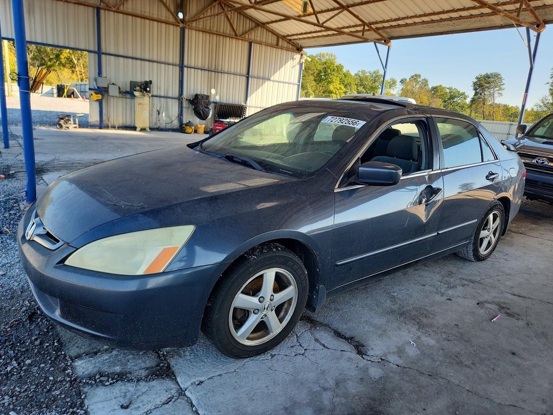 Вид 2004 HONDA ACCORD EX, угол 1