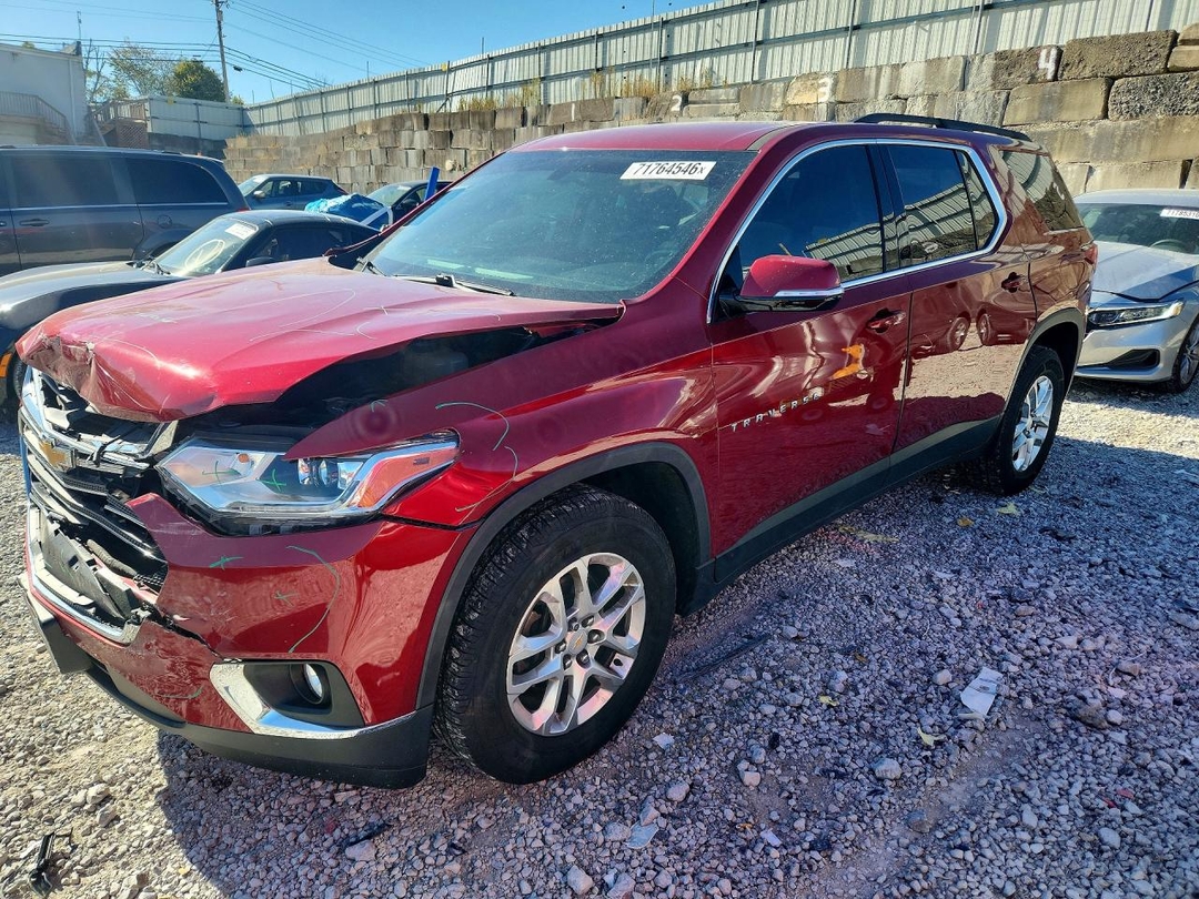 Vista de 2019 CHEVROLET TRAVERSE LT, ángulo 1