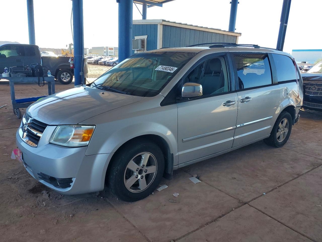 Vista de 2009 DODGE GRAND CARAVAN SXT, ángulo 1